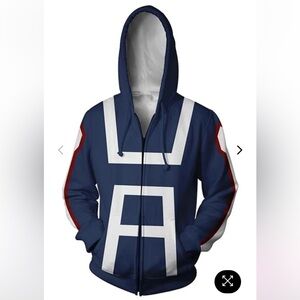 My Hero Academia Hero School Training Uniform Zip Up Hoodie Unisex